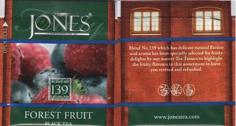 Jones 139 Forest Fruit Black Tea W