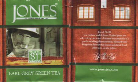 Jones 81 Earl Grey Green Tea