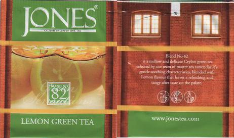 Jones 82 Lemon Green Tea