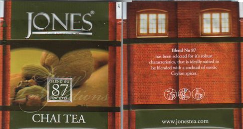 Jones 87 Chai Tea W