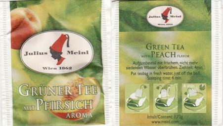 Julius Meinl 1 Grüner Tee Mit Pfisich Aroma