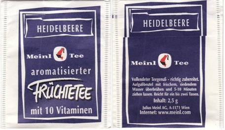 Julius Meinl 2 Früchtetee Heidelbeere