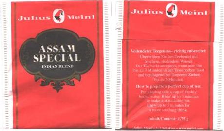 Julius Meinl Assam Special Indian Blend