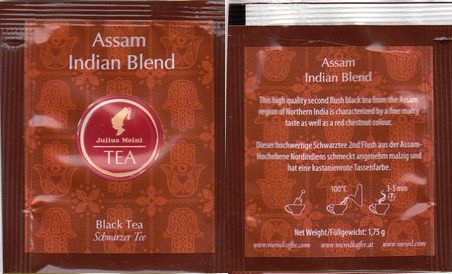 Julius Meinl Foil 02 Assam Indian Blend