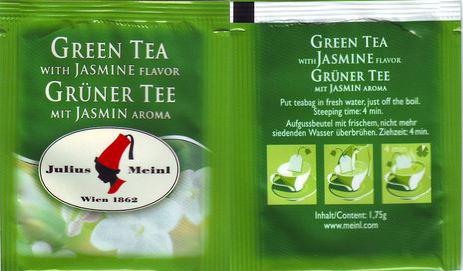 Julius Meinl Foil Green Tea With Jasmine Flavor