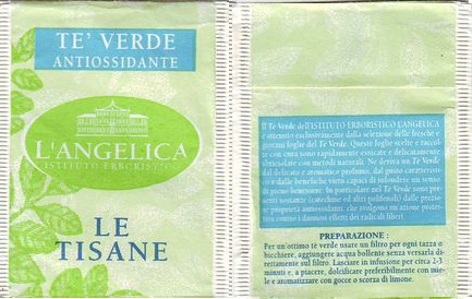 L Angelica 1 Le Tisane Té Verde Antiossidante