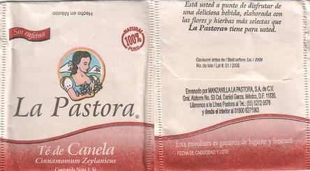 La Pastora Té De Canela