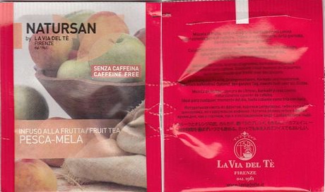 La Via Del Té Natursan 2 Infuso Alla Fruta Pesca Mela