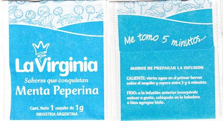 La Virginia 02 Menta Peperina Light Blue