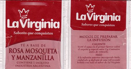 La Virginia 04 Té a Base De Rosa Mosqueta Y Manzanilla