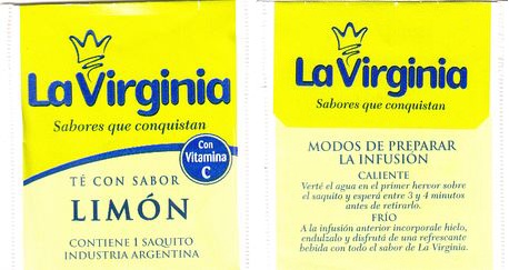 La Virginia 04 Té Con Sabor Limon