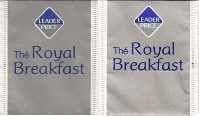 Leader Price 05 Thé Royal Breakfast Paper