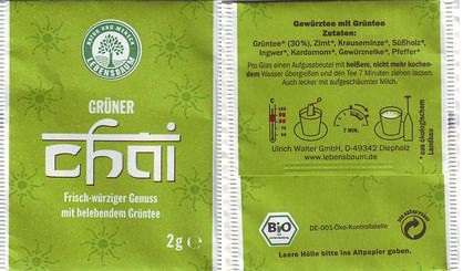 Lebensbaum 2726ENV Grüner Chai