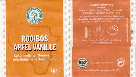 Lebensbaum 2736ENV Rooibos Apfel Vanille