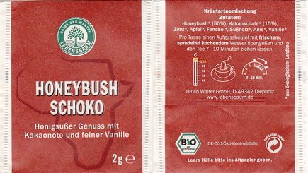 Lebensbaum 2739ENV Honeybush Schoko