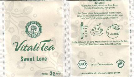 Lebensbaum Vitalitea XYJ24 Sweet Love