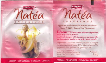 Leroux Natea Citron Gingembre Guarana Ginseng