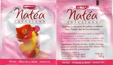 Leroux Natea Peche Petales De Rose Hibiscus