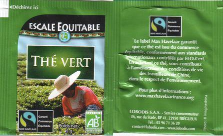 Lobodis Escale Equitable Thé Vert Foil