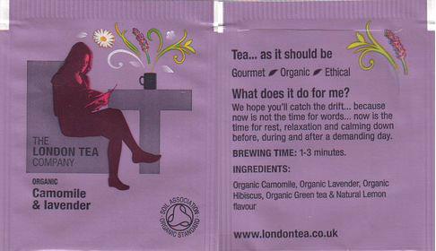 London Tea Company Camomile & Lavender White