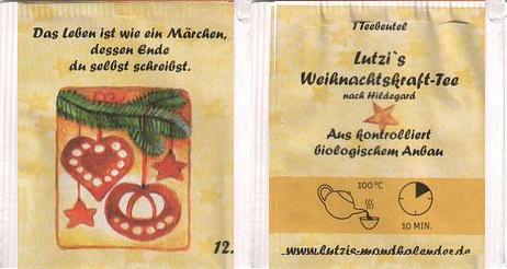 Lutzis 12 Lutzis Weihnachtskraft Tee