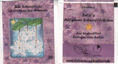 Lutzis 20 Lutzis Allgauer Schneeflockchen