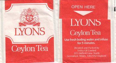 Lyons Ceylon Tea