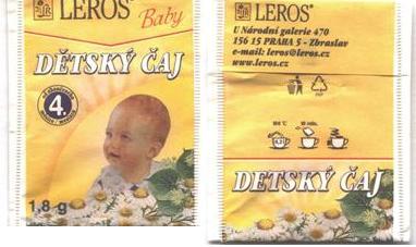 Leros Baby Dětský Čaj Paper