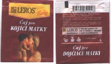 Leros Baby Dětský Čaj Pro Kojici