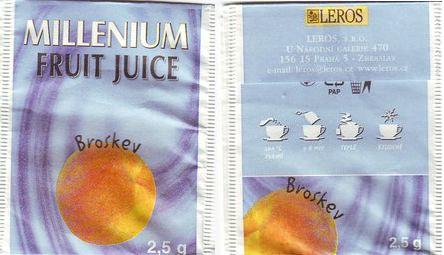 Leros Millenium Fruit Juice Broskev