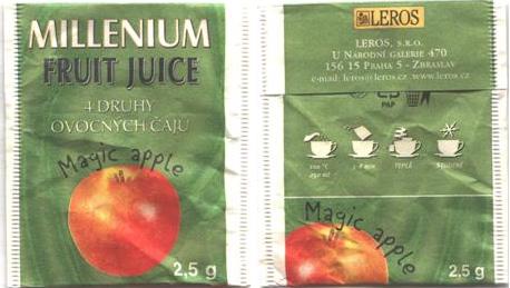 Leros Millenium Fruit Juice Magic Apple Green