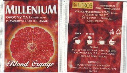 Leros Millenium Ovocný Čaj Blood Orange No Logo