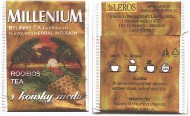 Leros Millenium Rooibos s Kousky Medu No Logo