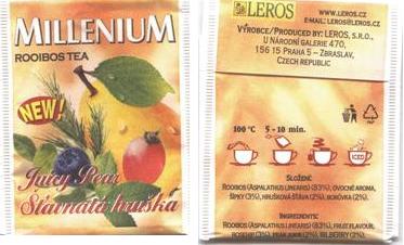 Leros Millenium Rooibos Tea Juicy Pear No Logo