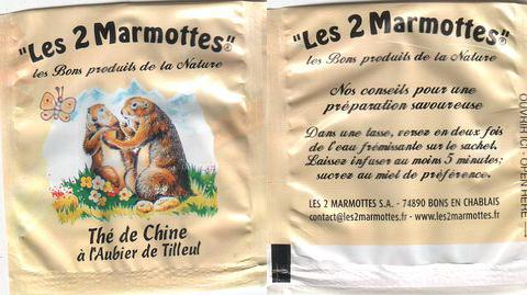 Les 2 Marmottes 02 Thé De Chine a Laubier De Tilleul