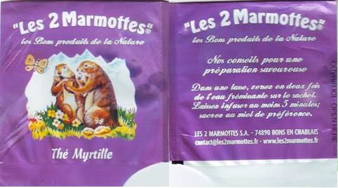 Les 2 Marmottes 02 Thé Myrtille