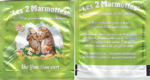 Les 2 Marmottes 02 Thé Yun Nan Vert