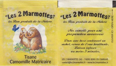 Les 2 Marmottes 03 Tisane Camomille Matricaire