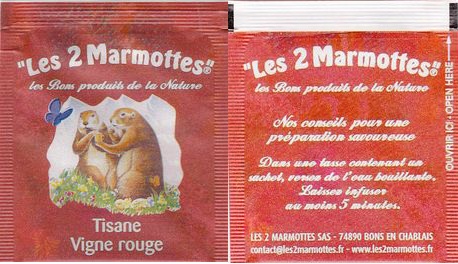 Les 2 Marmottes 03 Tisane Vigne Rouge