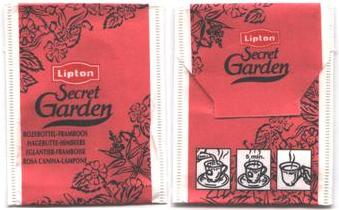 Lipton 20118 Secret Garden Rozebottel Framboos