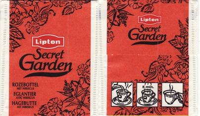 Lipton 34033 Secret Garden Rozebottel Met Hibiscus