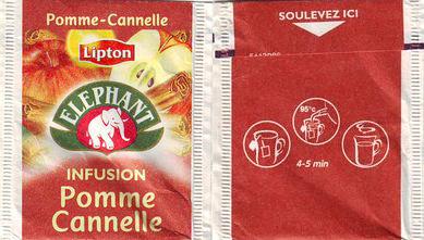 Lipton 5412986 Elephant Infusion Pomme Cannelle