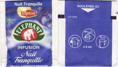 Lipton 5413626 Elephant Muit Tranquille