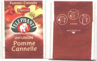 Lipton 5414095 Elephant Infusion Pomme Canelle