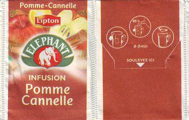 Lipton 5414095 Elephant Infusion Pomme Cannelle