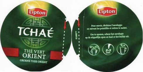 Lipton 8160077 Thé Vert Orient Round