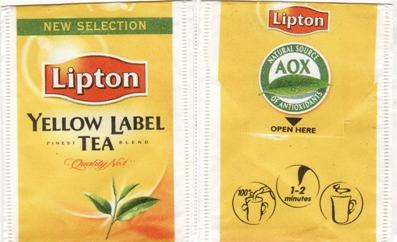 Lipton 8273024 Yellow Label New Selection