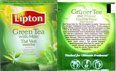 Lipton 8283077 Green Tea With Mint