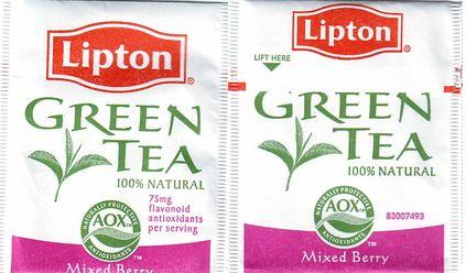 Lipton 83007493 Green Tea Mixed Berry