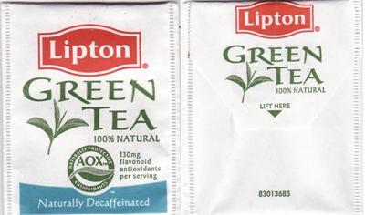 Lipton 83013685 Green Tea Decaff